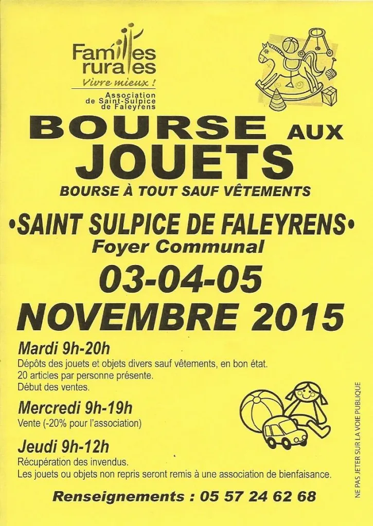 bourse jouets