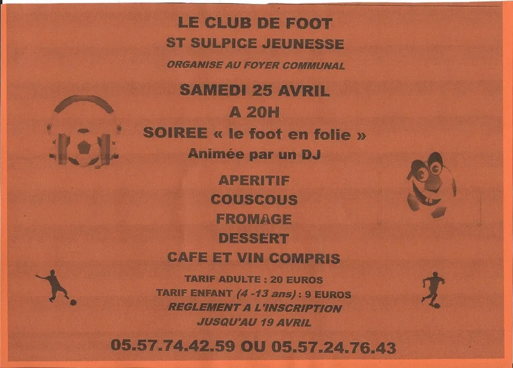 soirée foot