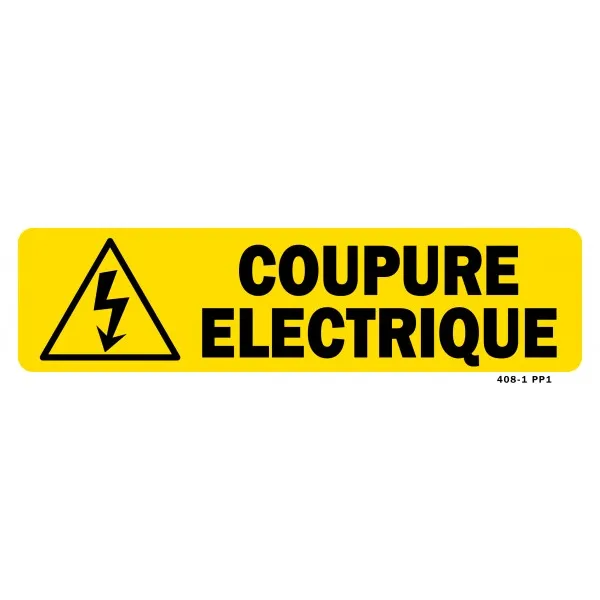 Coupure d’Electricité