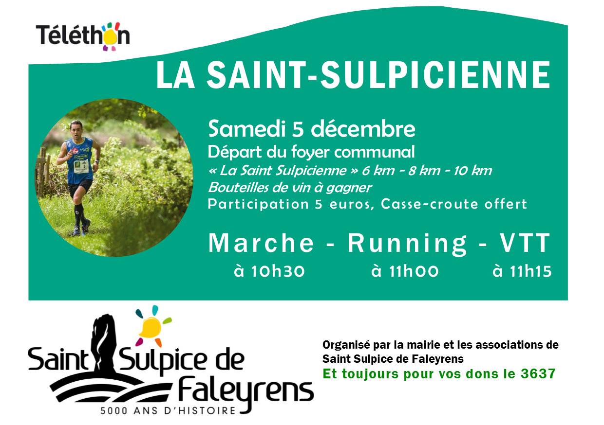 Avis aux amateurs Marche – Course – Vélo