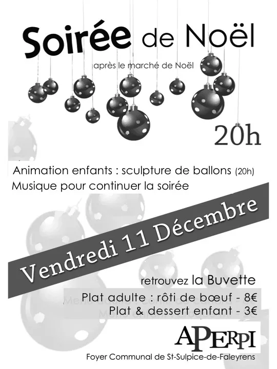 Soirée de Noël de l’Aperpi