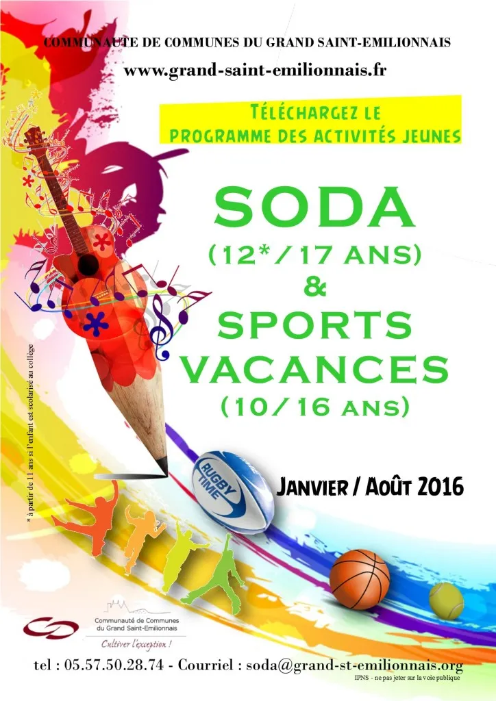affiche prog SODA 16