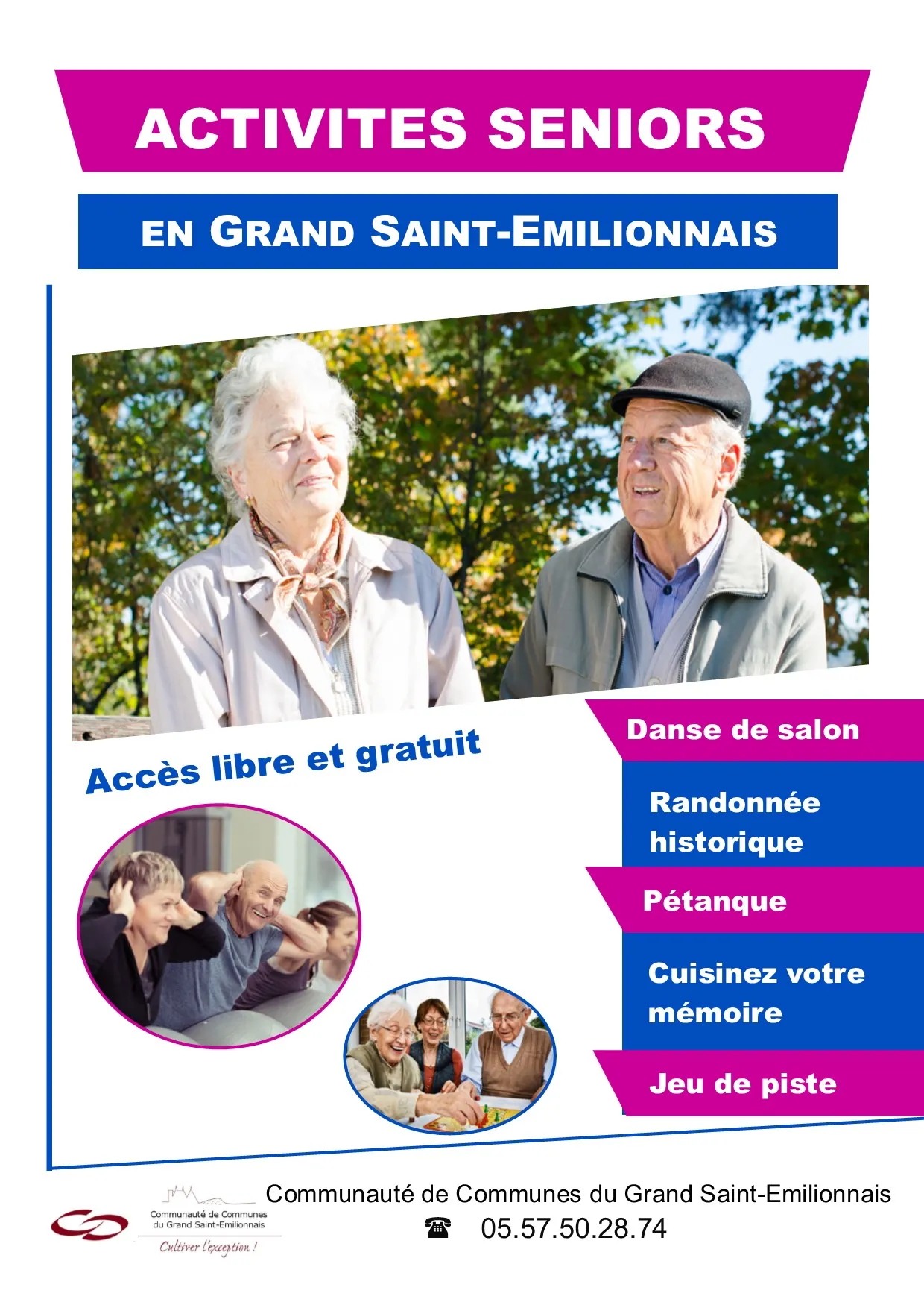 Des animations pour nos séniors