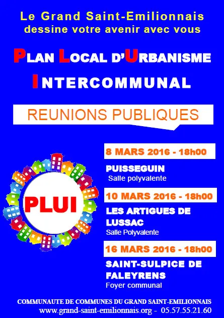 Réunion publique Plui
