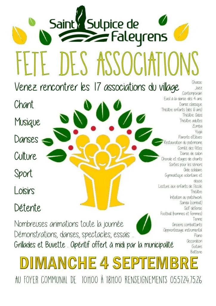 affiche fete des associations