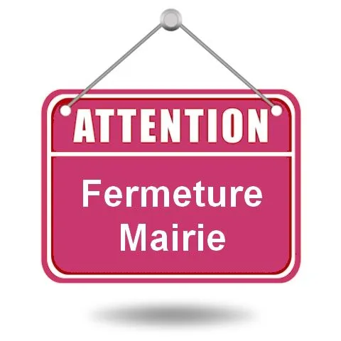 Fermeture de la Mairie le 31 mai 2019