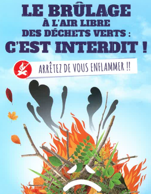 Interdiction de brûler les déchets verts