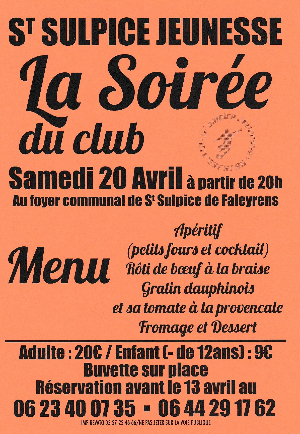 La soirée du Club