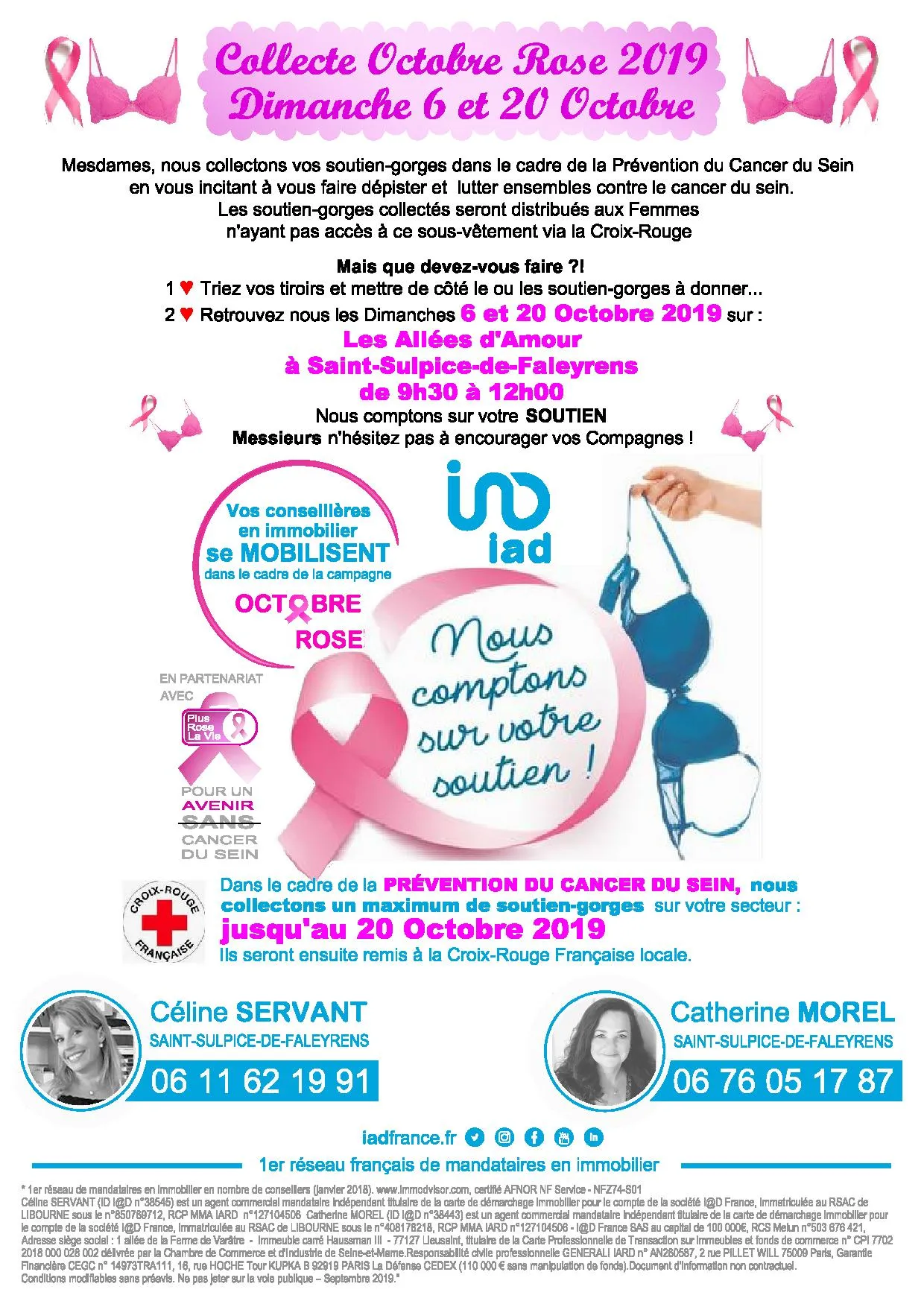 Octobre rose : à vos soutiens-gorges !