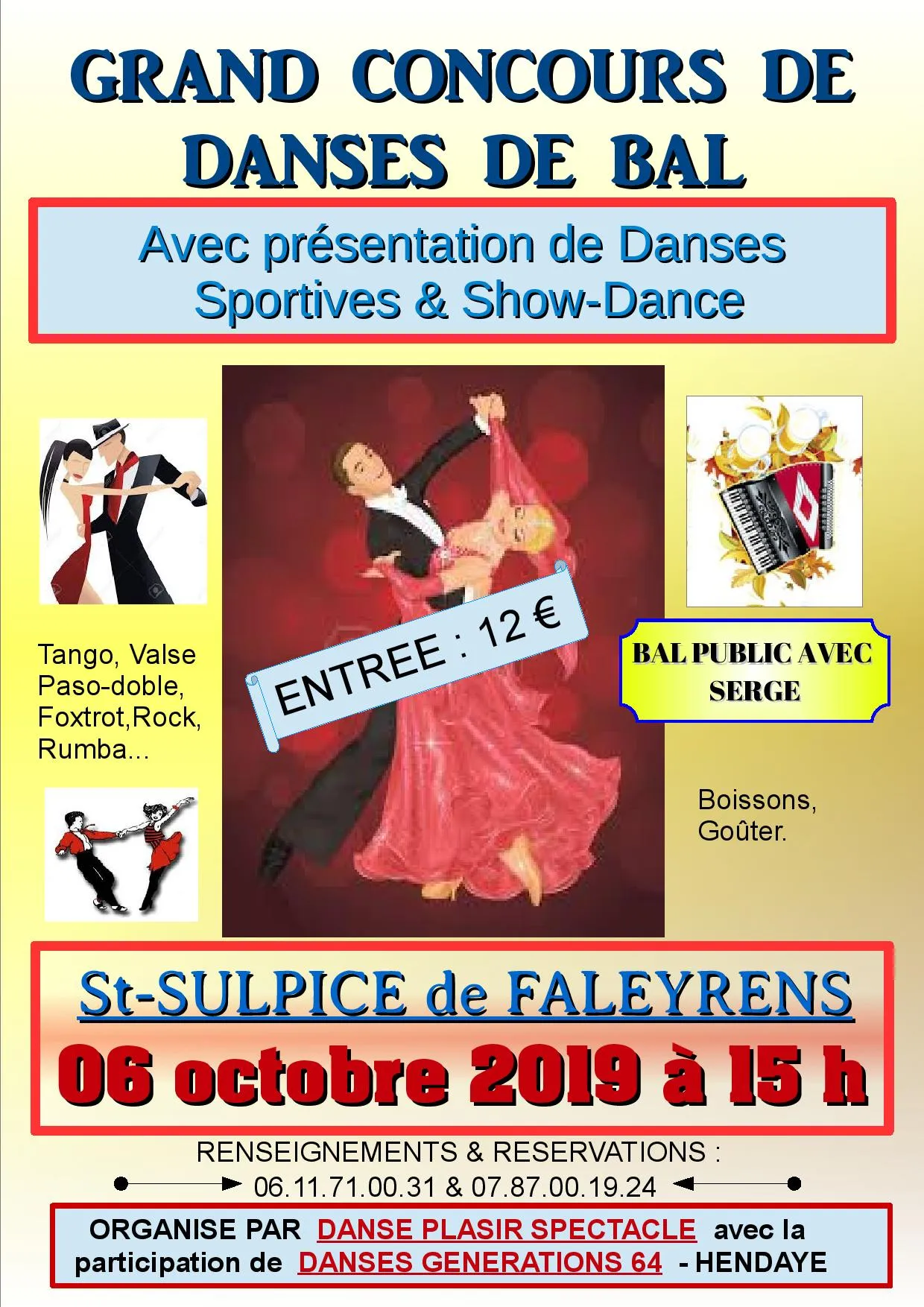 Grand concours de danses de bal