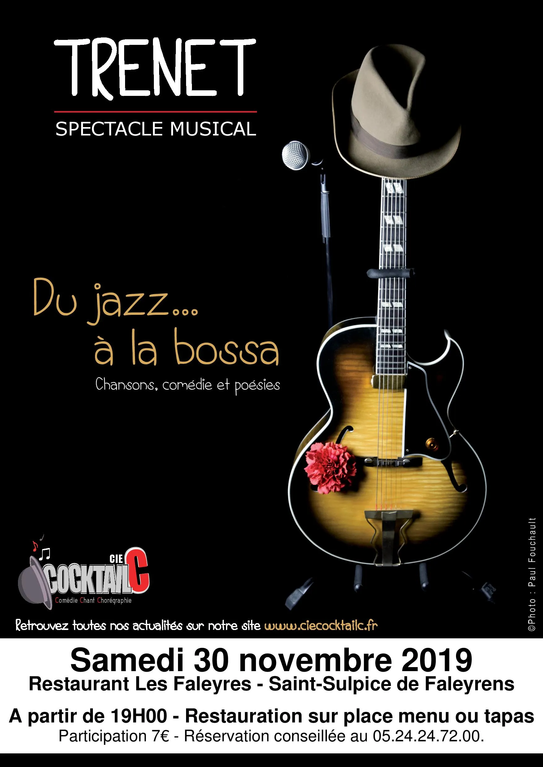 Trenet, spectacle aux Faleyres