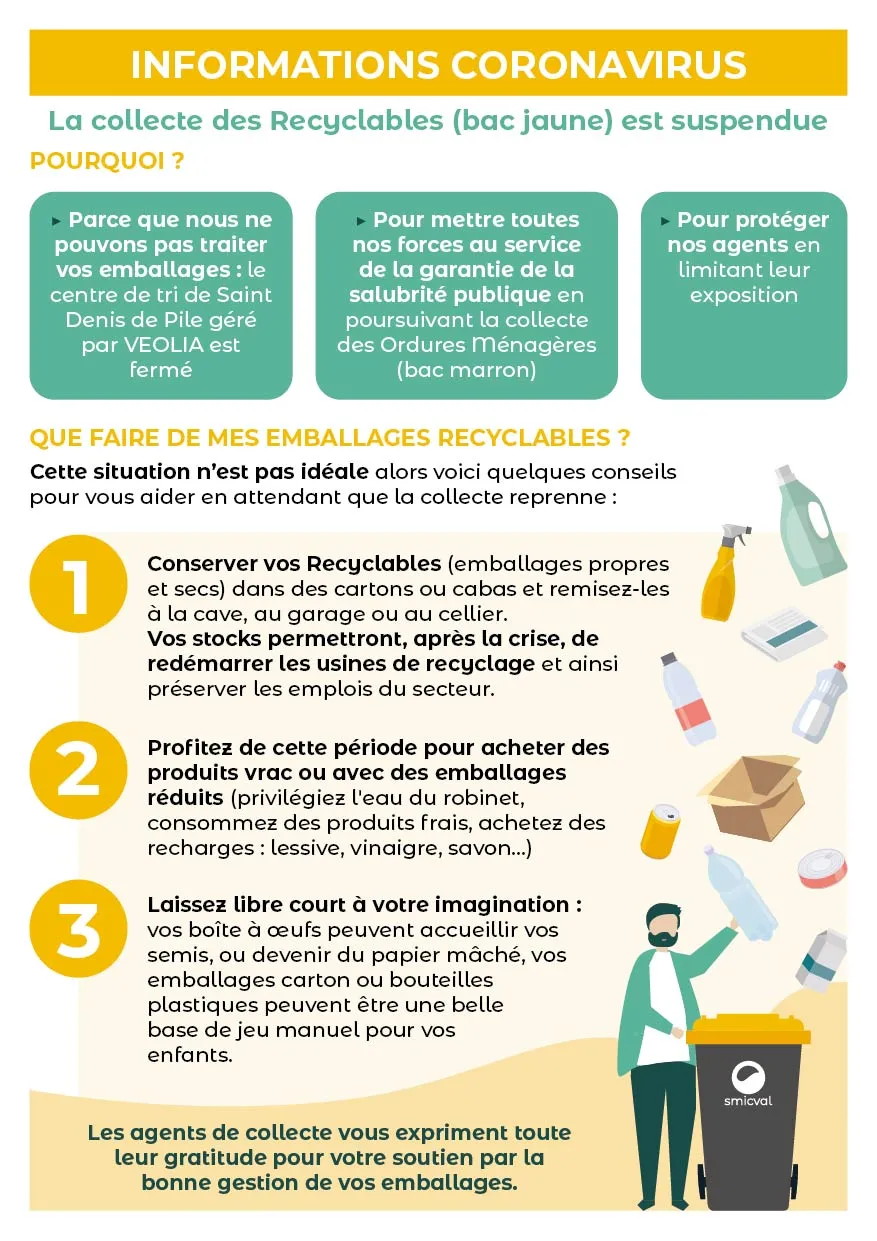 Que faire de ma poubelle jaune ?