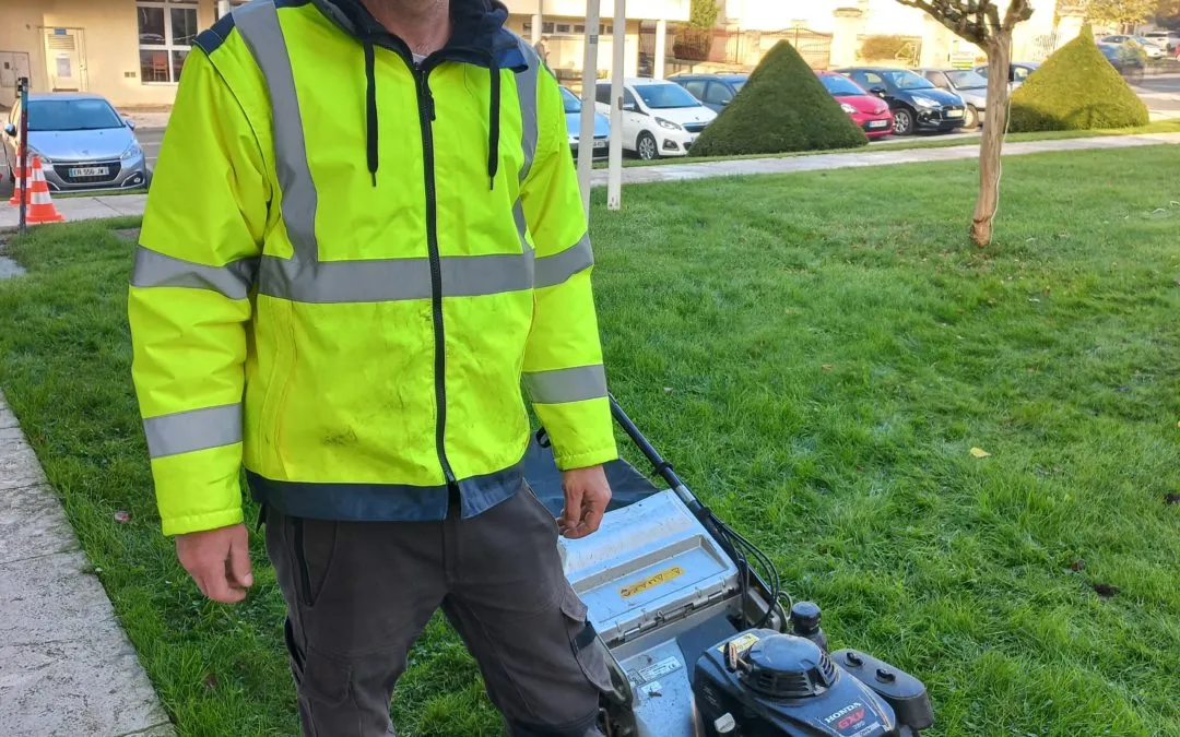 Un nouvel agent Espaces Verts est arrivé dans notre commune !