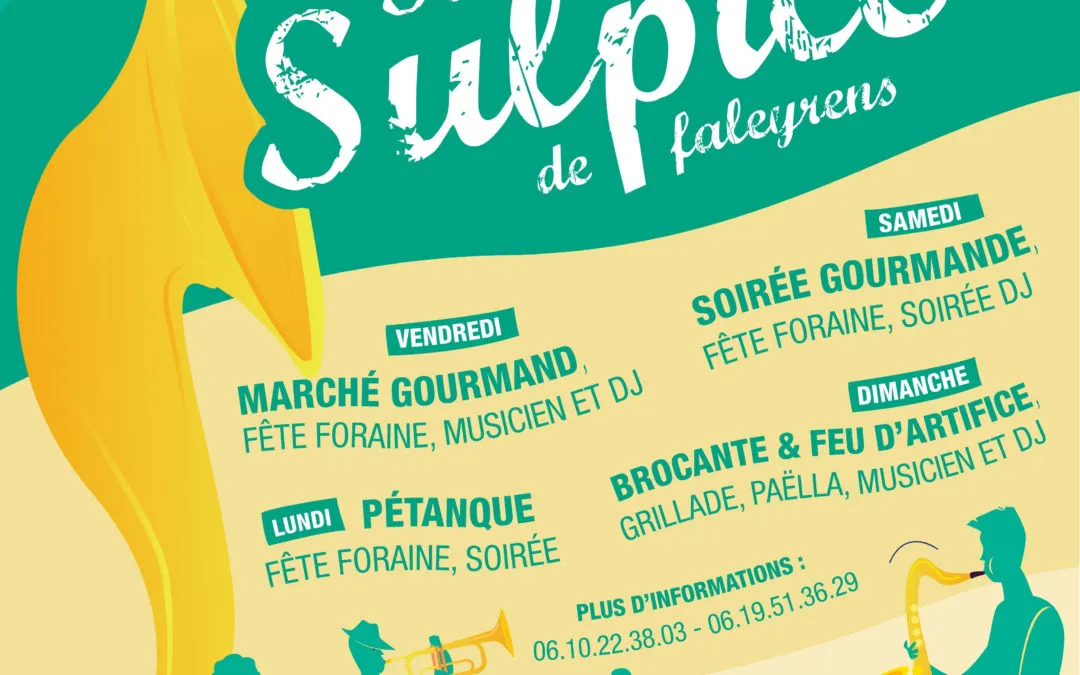 Fête locale du 26 au 29 août 2022