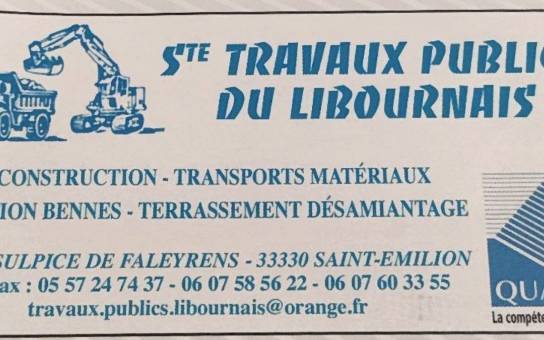 Travaux publics du Libournais